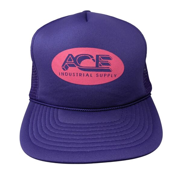 San Sun | Accessories | Ace Industrial Supply Snapback Trucker Hat ...